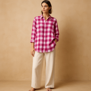 camisa-oversized-cuadros-magenta-maeve-anthropologie-amelie-principal
