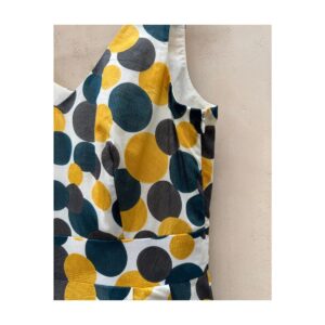 vestido-anne-klein-lunares-mostaza-verde-corte-globo-talla-4-fondoblanc5