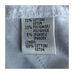 camisa blanca escultural lafayette 148 new york con textura diagonal y mangas entre tres cuartos y largas