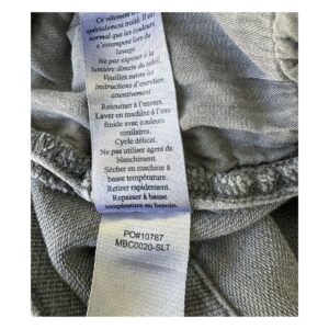 Jeans Faherty gris acero corte ankle recto con mezcla de algodón y lyocell