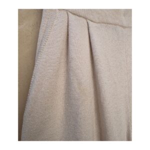 jogger Treya Knit de segunda manoen punto marfil con mezcla lino y silueta oversize de Free People, talla XL. Moda circular, ropa usada