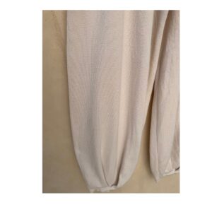 jogger Treya Knit de segunda manoen punto marfil con mezcla lino y silueta oversize de Free People, talla XL. Moda circular, ropa usada