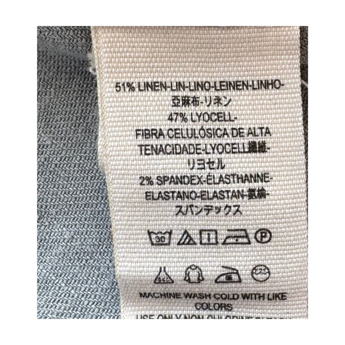 romper gris free people lino lyocell con pliegues y bolsillos oversized