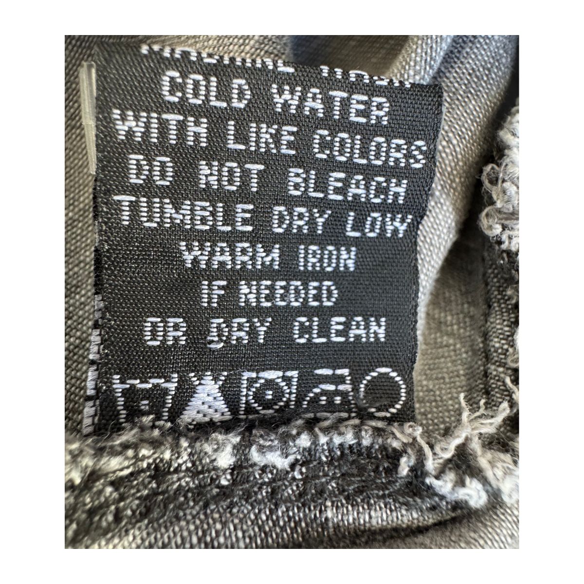 Romper de segunda mano utility gris vintage de Velvet Heart en 100 % Tencel, con cintura ajustable y fit relajado, talla M.ropa usada