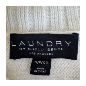 pullover hueso cuello alto minimalista mujer laundry shelli segal
