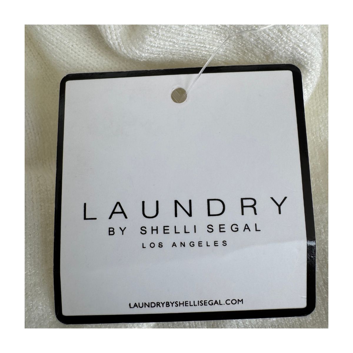 pullover hueso cuello alto minimalista mujer laundry shelli segal