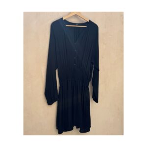 vestido corto negro quince mulberry silk xl
