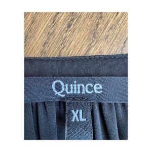 vestido corto negro quince mulberry silk xl