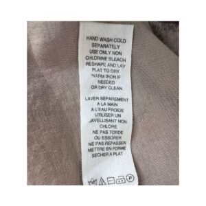 Vestido Free People con bordado gris y estampado floral tipo pincelada en algodón.