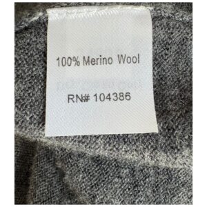 Vestido gris minimalista Garnet Hill de lana merino y con estilo preppy. Des segunda mano premium. preloved