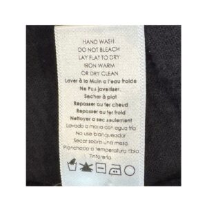 Blusa Mimi Romance de segunda mano, Top de Nation LTD (modelo 1165DG) en gasa de algodón negra, mangas globo y escote en V, talla M, hecha en USA. Ropa usada