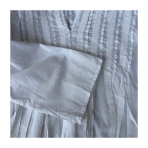 Blusa Teeds blanca en algodon 100%, talla S y estilo boho chic