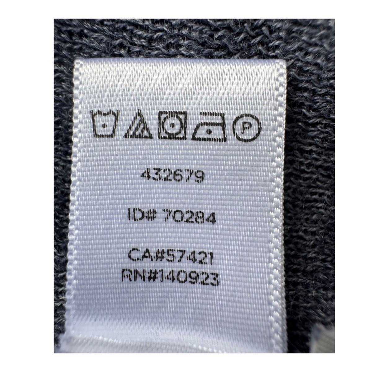 Cardigan Loft en azul indigo con mezcla de 55% lino, talla L y estilo minimalista ideal para armario cápsula