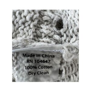 Chaleco Kinross punto artesanal en 100% algodón premium. Estilo coastal grandma