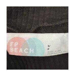 Pullover World Traveler negro de Free People Beach con cuello alto y espalda abierta, talla S. segunda mano