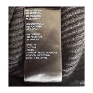 Pullover World Traveler negro de Free People Beach con cuello alto y espalda abierta, talla S. segunda mano