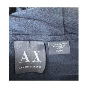 hoodie azul marino de armani exchange. De segunda mano premium. preloved