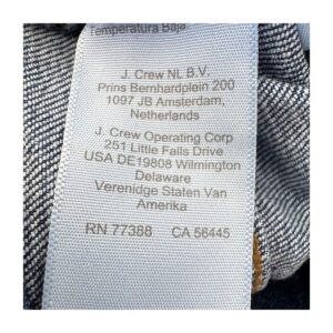 short de mezclilla azul de segunda mano jcrew modelo roll-up talla 29 con dobladillo