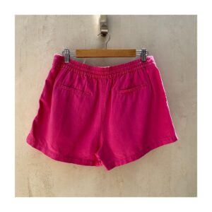 shorts de segunda mano J.Crew Seaside lino lyocell rosa frambuesa talla M. ropa usada en perfecto estado