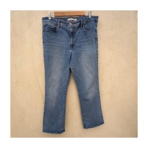 Jeans Sculptek Straight Leg. Talla L, azul claro