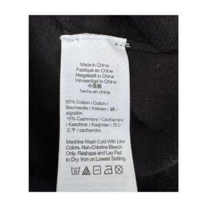 Pullover de segunda mano de la marca J.Crew de cashmere negro. Talla S