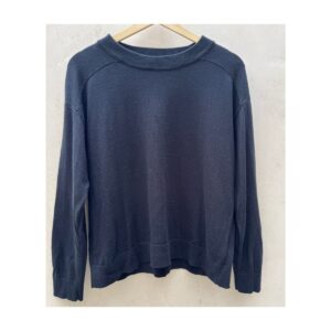 Pullover de segunda mano de la marca J.Crew de cashmere negro. Talla S