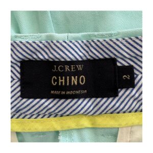 Shorts j.crew chino mint en talla 2, 100% algodón. Estilo preppy