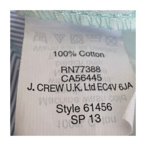 Shorts j.crew chino mint en talla 2, 100% algodón. Estilo preppy