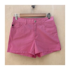 Short Rosa empolvado en algodón de Ralph Lauren, Talla S y estilo preppy. Soft girl