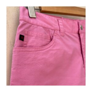 Short Rosa empolvado en algodón de Ralph Lauren, Talla S y estilo preppy. Soft girl