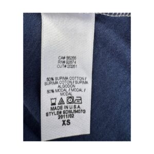 Vestido Splendid DE seguna mano sin mangas tie dye degradado gris a azul con escote drapeado, talla XS