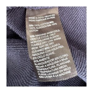 Vestido azul marino chicos mangas puff en talla M. Resorte wear. Preloved curado por Amelie