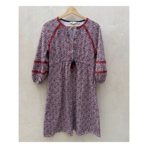 Vestido de segunda mano, Boden marca inglesa estilo boho chic ideal para comidas y brunch. ropa usada