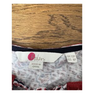 Vestido de segunda mano, Boden marca inglesa estilo boho chic ideal para comidas y brunch. ropa usada