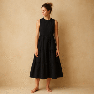 Vestido maxi de segunda mano marca jcrew negro talla 0
