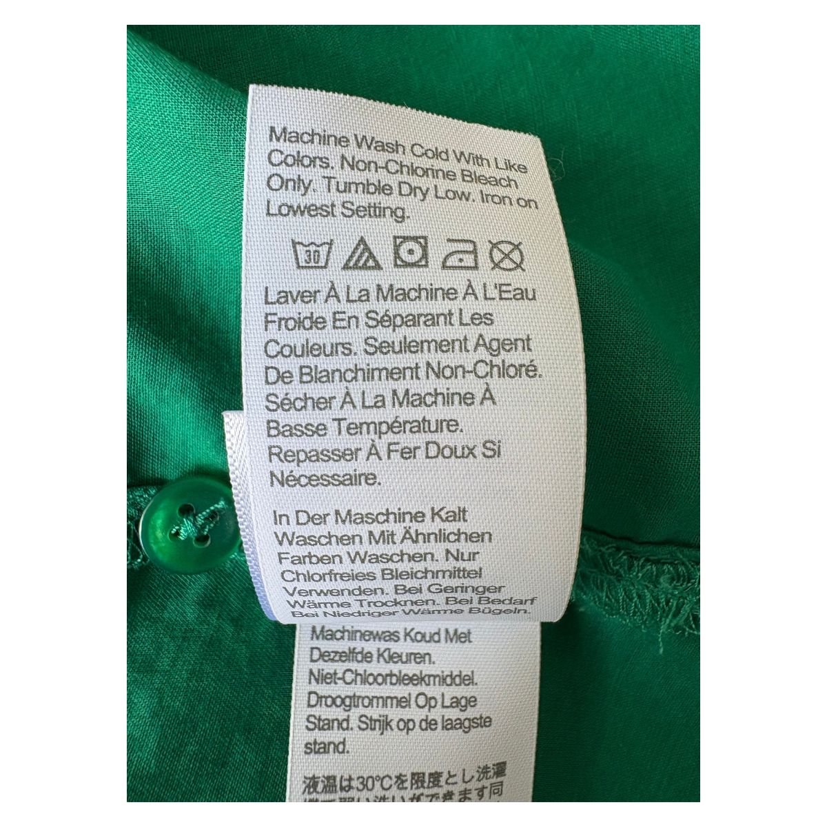 Vestido 100% algodón semi transparente en color verde botella. Talla 6 (S) ideal para verano y vacaciones. estilo preppy y minimalista