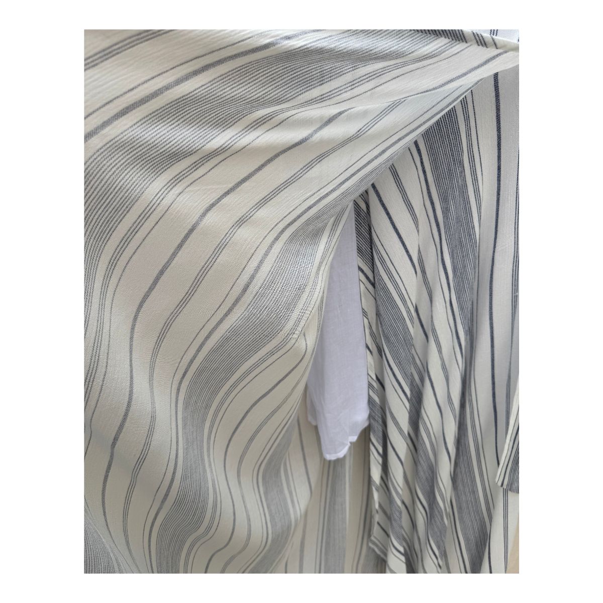 Vestido striped wrap maxi , marca altard state, talla S y estilo clásico coastal grandma