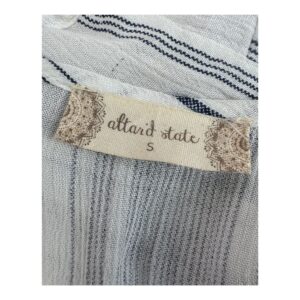 Vestido striped wrap maxi , marca altard state, talla S y estilo clásico coastal grandma