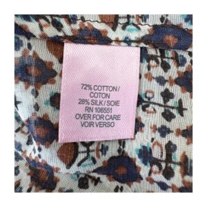 Blusa calypso st barth túnica con fibras naturales premium en talla S estilo boho chic ideal para verano en yate