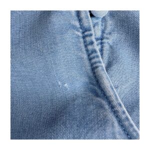 Blusa Lyocell azul LOFT en azul chambray y talla M. Estilo mediterráneo