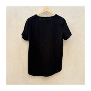 Tee algodón premium pima de Veronica Beard en talla L estilo old money ideal para armario capsula