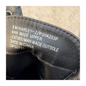 Botín Combat Harley de Sincerly Jules en talla 8US estilo y2k y estilo romace gótico