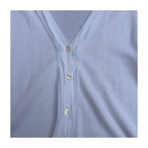 Cardigan blanco Loft algodón en talla L. Basico atemporal. Preppy style
