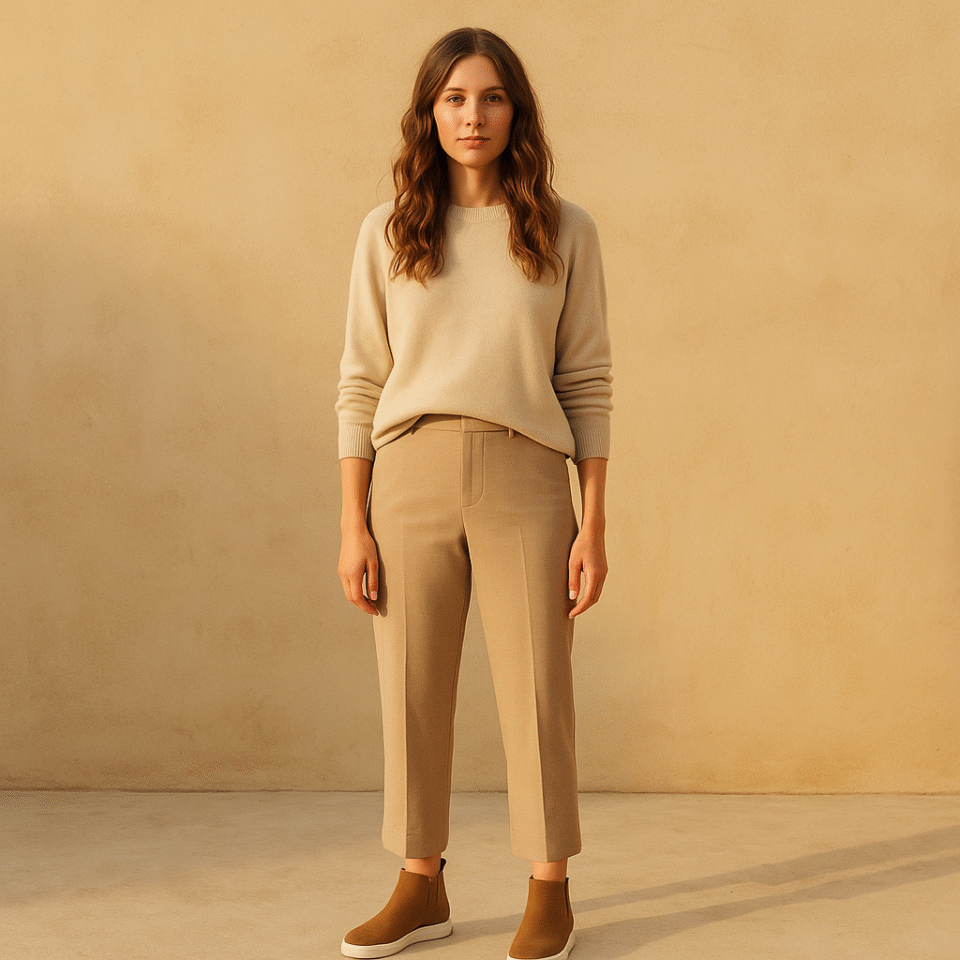 Chelsea boot dolce vita de gamuza en color caramelo y talla 9US, preppy style