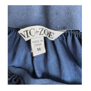 Falda maxi azul marino minimalista Nic+Zoe Talla M