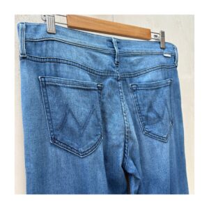 MOTHER The Dropout: Jeans boyfriend lavado Coastline, talla 27, estilo old money