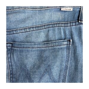 MOTHER The Dropout: Jeans boyfriend lavado Coastline, talla 27, estilo old money