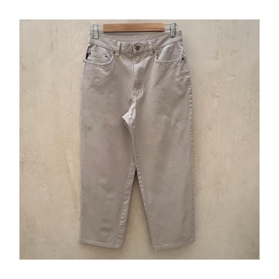 Jeans Lauren straight piedra cropped, talla 6 con estilo old money ideales para armario cápsula