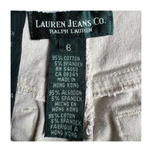 Jeans Lauren straight piedra cropped, talla 6 con estilo old money ideales para armario cápsula