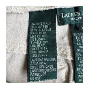 Jeans Lauren straight piedra cropped, talla 6 con estilo old money ideales para armario cápsula